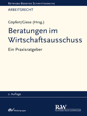 cover image of Beratungen im Wirtschaftsausschuss